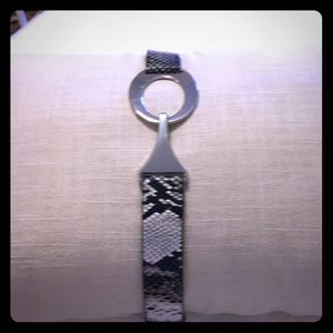 White House Black Market Faux Snake Skin Belt